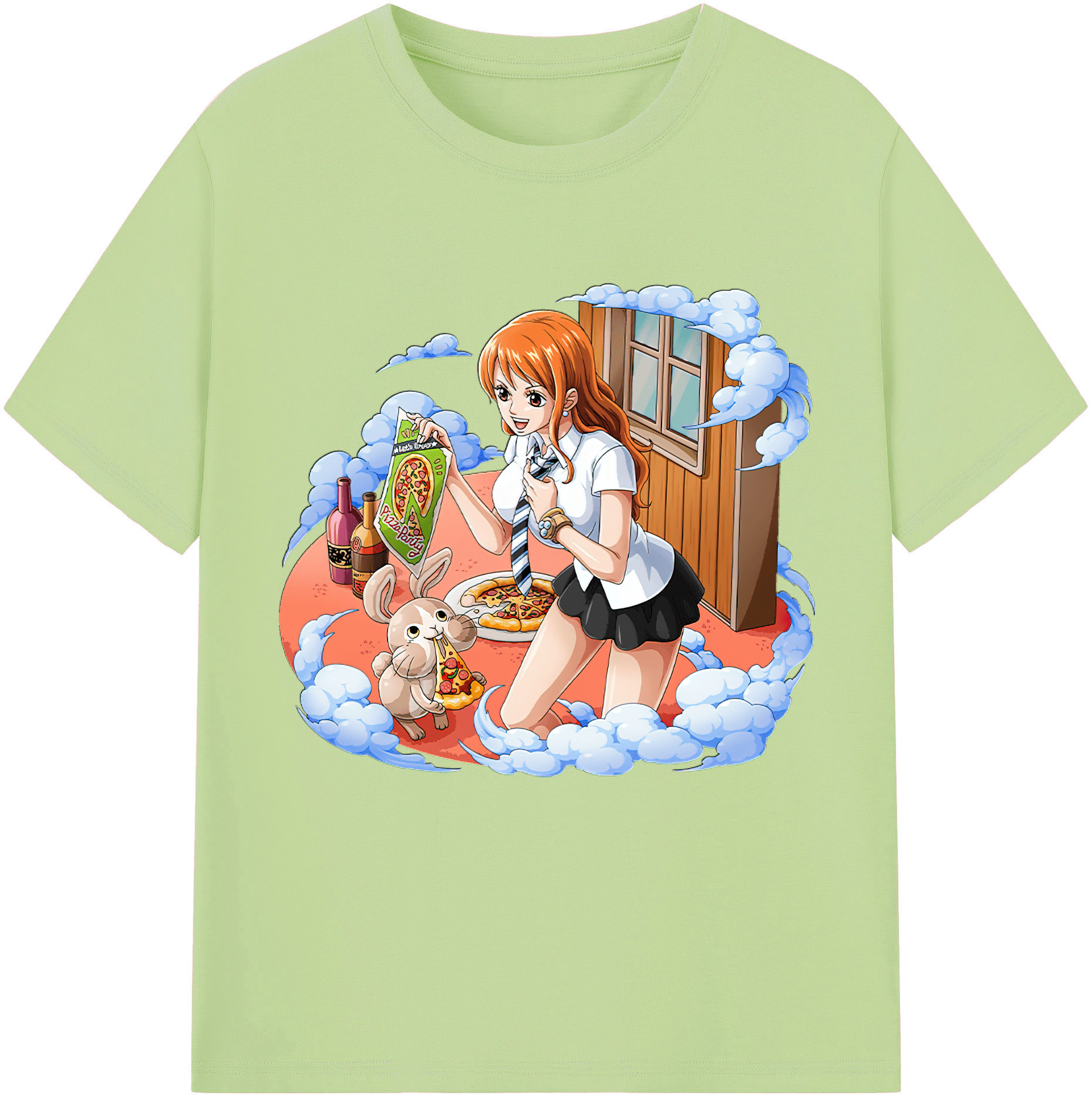 ワンピース ナミ ONE PIECE Nami 綿100％半袖Tシャツ（フロントプリント）
